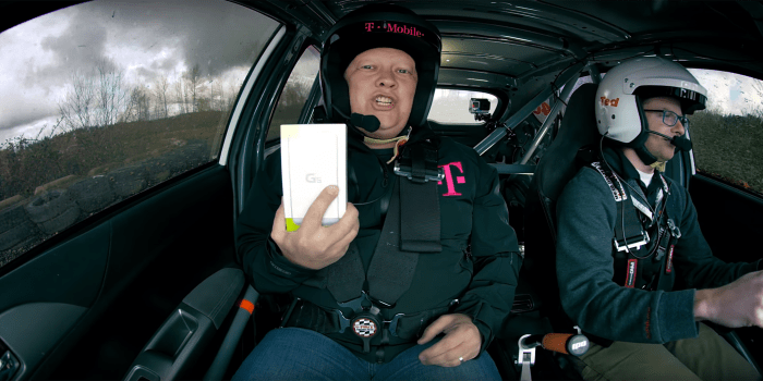 T mobile lg g5 rally car unboxing